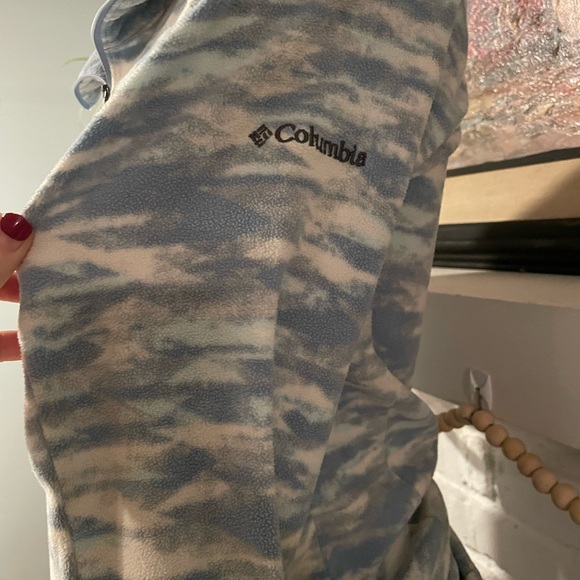 Columbia light blue ski fleece size Medium - Picture 3 of 5